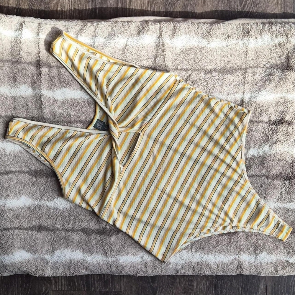 Wild Fable Multicolor Striped Bodysuit